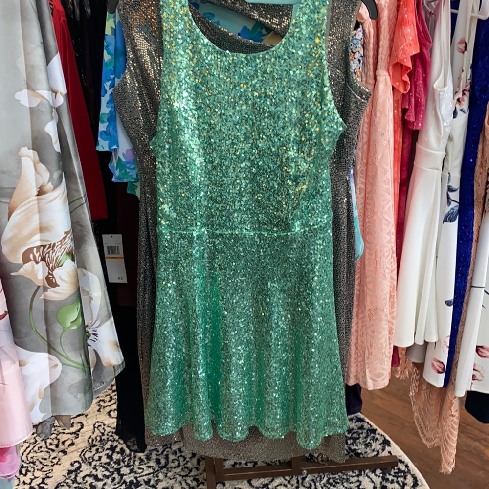 bright color party dress brand new with tag.